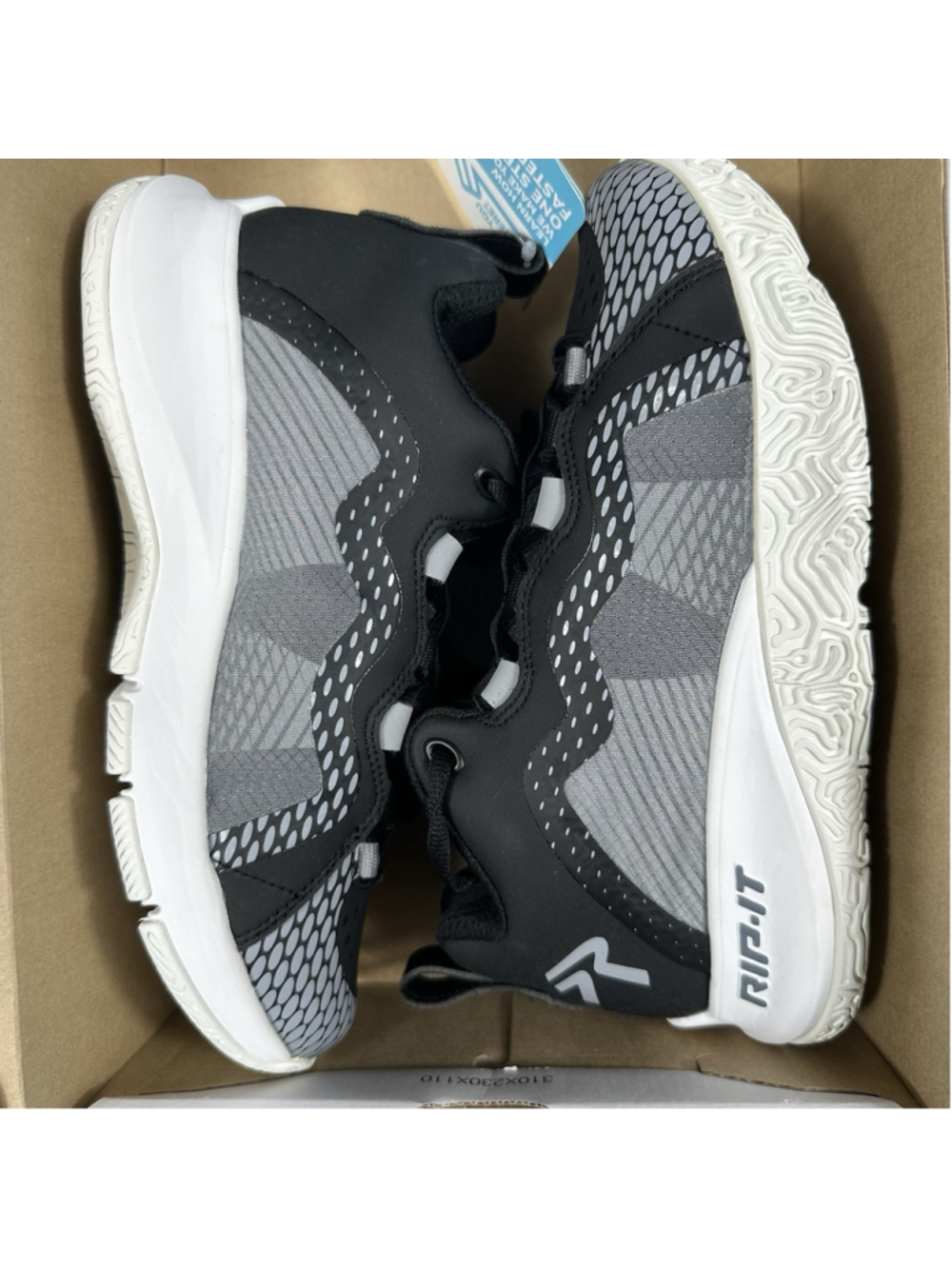 Rip It Future Volleyball Shoes Black White Running Athletic Sneakers Womens 7.5